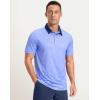 imageMens Golf Polo Shirts Dry Fit Performance Moisture Wicking Casual Print Golf Shirts for Men BreathableBlue Golf Club