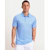 imageMens Golf Polo Shirts Dry Fit Performance Moisture Wicking Casual Print Golf Shirts for Men BreathableCoconut Tree