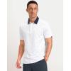 imageMens Golf Polo Shirts Dry Fit Performance Moisture Wicking Casual Print Golf Shirts for Men BreathableGolf Club Dot