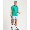 imageMens Golf Polo Shirts Dry Fit Performance Moisture Wicking Casual Print Golf Shirts for Men BreathableGreen Polka Dot