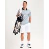 imageMens Golf Polo Shirts Dry Fit Performance Moisture Wicking Casual Print Golf Shirts for Men BreathableGrey Rectangle