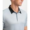 imageMens Golf Polo Shirts Dry Fit Performance Moisture Wicking Casual Print Golf Shirts for Men BreathableGrey Rectangle