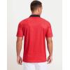 imageMens Golf Polo Shirts Dry Fit Performance Moisture Wicking Casual Print Golf Shirts for Men BreathableRed Polka Dot