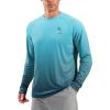 imageMens Sun Protection Shirts UPF 50 Rash Guard for Men Swim Long Sleeve Hiking Fishing Athletic Workout ShirtGreen Coconut Tree
