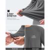 imageMens Sun Protection Shirts UPF 50 Rash Guard for Men Swim Long Sleeve Hiking Fishing Athletic Workout ShirtGrey Fisherman