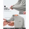 imageMens Sun Protection Shirts UPF 50 Rash Guard for Men Swim Long Sleeve Hiking Fishing Athletic Workout ShirtGrey Gradient Mountai