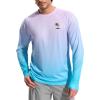 imageMens Sun Protection Shirts UPF 50 Rash Guard for Men Swim Long Sleeve Hiking Fishing Athletic Workout ShirtLight Purple Surfboard