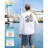 imageMens Sun Protection Shirts UPF 50 Rash Guard for Men Swim Long Sleeve Hiking Fishing Athletic Workout ShirtPeak Sunset