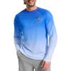 imageMens Sun Protection Shirts UPF 50 Rash Guard for Men Swim Long Sleeve Hiking Fishing Athletic Workout ShirtSun Coconut Tree