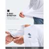 imageMens Sun Protection Shirts UPF 50 Rash Guard for Men Swim Long Sleeve Hiking Fishing Athletic Workout ShirtWhite Coconut Tree