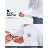 imageMens Sun Protection Shirts UPF 50 Rash Guard for Men Swim Long Sleeve Hiking Fishing Athletic Workout ShirtWhite Marlin