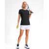 imageWorkout Shirts for Women Lightweight HipLength Long Tshirts Dry Fit Short Sleeve Athletic Tops Gym Running Summer CasualBlack