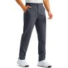 imageG Gradual Mens Golf Pants with 5 Pockets 303234 Lightweight Quick Dry Stretch Work Dress Pants Casual Slacks for MenOil GreyW35 L30
