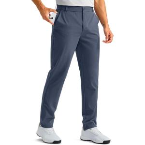 imageG Gradual Mens Golf Pants with 5 Pockets 303234 Lightweight Quick Dry Stretch Work Dress Pants Casual Slacks for Men Dusty BlueW36 L34