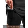 imageG Gradual Mens Swim Trunks with Compression Liner 79 Quick Dry Board Shorts Swimsuit Bathing Suit for Men Zipper PocketsBlack