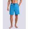 imageG Gradual Mens Swim Trunks with Compression Liner 79 Quick Dry Board Shorts Swimsuit Bathing Suit for Men Zipper PocketsBlue