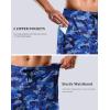 imageG Gradual Mens Swim Trunks with Compression Liner 79 Quick Dry Board Shorts Swimsuit Bathing Suit for Men Zipper PocketsBlue Camo
