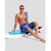 imageG Gradual Mens Swim Trunks with Compression Liner 79 Quick Dry Board Shorts Swimsuit Bathing Suit for Men Zipper PocketsBlue Camo