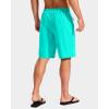 imageG Gradual Mens Swim Trunks with Compression Liner 79 Quick Dry Board Shorts Swimsuit Bathing Suit for Men Zipper PocketsCyan