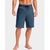 imageG Gradual Mens Swim Trunks with Compression Liner 79 Quick Dry Board Shorts Swimsuit Bathing Suit for Men Zipper PocketsDark Blue