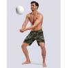 imageG Gradual Mens Swim Trunks with Compression Liner 79 Quick Dry Board Shorts Swimsuit Bathing Suit for Men Zipper PocketsGreen Camo
