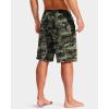 imageG Gradual Mens Swim Trunks with Compression Liner 79 Quick Dry Board Shorts Swimsuit Bathing Suit for Men Zipper PocketsGreen Camo