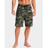 imageG Gradual Mens Swim Trunks with Compression Liner 79 Quick Dry Board Shorts Swimsuit Bathing Suit for Men Zipper PocketsGreen Camo