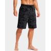 imageG Gradual Mens Swim Trunks with Compression Liner 79 Quick Dry Board Shorts Swimsuit Bathing Suit for Men Zipper PocketsGrey Camo