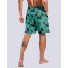 imageG Gradual Mens Swim Trunks with Compression Liner 79 Quick Dry Board Shorts Swimsuit Bathing Suit for Men Zipper PocketsLeaf