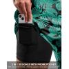 imageG Gradual Mens Swim Trunks with Compression Liner 79 Quick Dry Board Shorts Swimsuit Bathing Suit for Men Zipper PocketsLeaf
