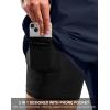 imageG Gradual Mens Swim Trunks with Compression Liner 79 Quick Dry Board Shorts Swimsuit Bathing Suit for Men Zipper PocketsNavy
