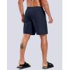 imageG Gradual Mens Swim Trunks with Compression Liner 79 Quick Dry Board Shorts Swimsuit Bathing Suit for Men Zipper PocketsNavy