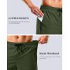 imageG Gradual Mens Swim Trunks with Compression Liner 79 Quick Dry Board Shorts Swimsuit Bathing Suit for Men Zipper PocketsOlive