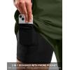 imageG Gradual Mens Swim Trunks with Compression Liner 79 Quick Dry Board Shorts Swimsuit Bathing Suit for Men Zipper PocketsOlive
