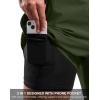 imageG Gradual Mens Swim Trunks with Compression Liner 79 Quick Dry Board Shorts Swimsuit Bathing Suit for Men Zipper PocketsOlive