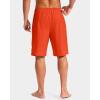 imageG Gradual Mens Swim Trunks with Compression Liner 79 Quick Dry Board Shorts Swimsuit Bathing Suit for Men Zipper PocketsOrange