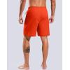 imageG Gradual Mens Swim Trunks with Compression Liner 79 Quick Dry Board Shorts Swimsuit Bathing Suit for Men Zipper PocketsOrange