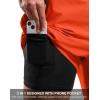 imageG Gradual Mens Swim Trunks with Compression Liner 79 Quick Dry Board Shorts Swimsuit Bathing Suit for Men Zipper PocketsOrange