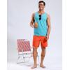imageG Gradual Mens Swim Trunks with Compression Liner 79 Quick Dry Board Shorts Swimsuit Bathing Suit for Men Zipper PocketsOrange