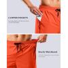imageG Gradual Mens Swim Trunks with Compression Liner 79 Quick Dry Board Shorts Swimsuit Bathing Suit for Men Zipper PocketsOrange