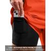imageG Gradual Mens Swim Trunks with Compression Liner 79 Quick Dry Board Shorts Swimsuit Bathing Suit for Men Zipper PocketsOrange
