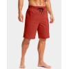 imageG Gradual Mens Swim Trunks with Compression Liner 79 Quick Dry Board Shorts Swimsuit Bathing Suit for Men Zipper PocketsRed