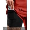imageG Gradual Mens Swim Trunks with Compression Liner 79 Quick Dry Board Shorts Swimsuit Bathing Suit for Men Zipper PocketsRed