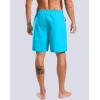 imageG Gradual Mens Swim Trunks with Compression Liner 79 Quick Dry Board Shorts Swimsuit Bathing Suit for Men Zipper PocketsSky Blue