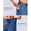 imageG Gradual Mens Swim Trunks with Compression Liner 79 Quick Dry Board Shorts Swimsuit Bathing Suit for Men Zipper PocketsSlate Blue