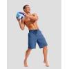 imageG Gradual Mens Swim Trunks with Compression Liner 79 Quick Dry Board Shorts Swimsuit Bathing Suit for Men Zipper PocketsSlate Blue