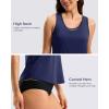 imageG Gradual Tankini Tops for Women High Neck Swim Top Racerback Bathing Suit Tops Modest Swimsuits Tank Top Only No BottomNavy