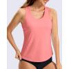 imageG Gradual Tankini Tops for Women High Neck Swim Top Racerback Bathing Suit Tops Modest Swimsuits Tank Top Only No BottomPeach