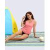 imageG Gradual Tankini Tops for Women High Neck Swim Top Racerback Bathing Suit Tops Modest Swimsuits Tank Top Only No BottomPeach