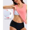 imageG Gradual Tankini Tops for Women High Neck Swim Top Racerback Bathing Suit Tops Modest Swimsuits Tank Top Only No BottomPeach